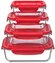 Набор контейнеров Oursson CG3502SS/RD, красный стеклянных