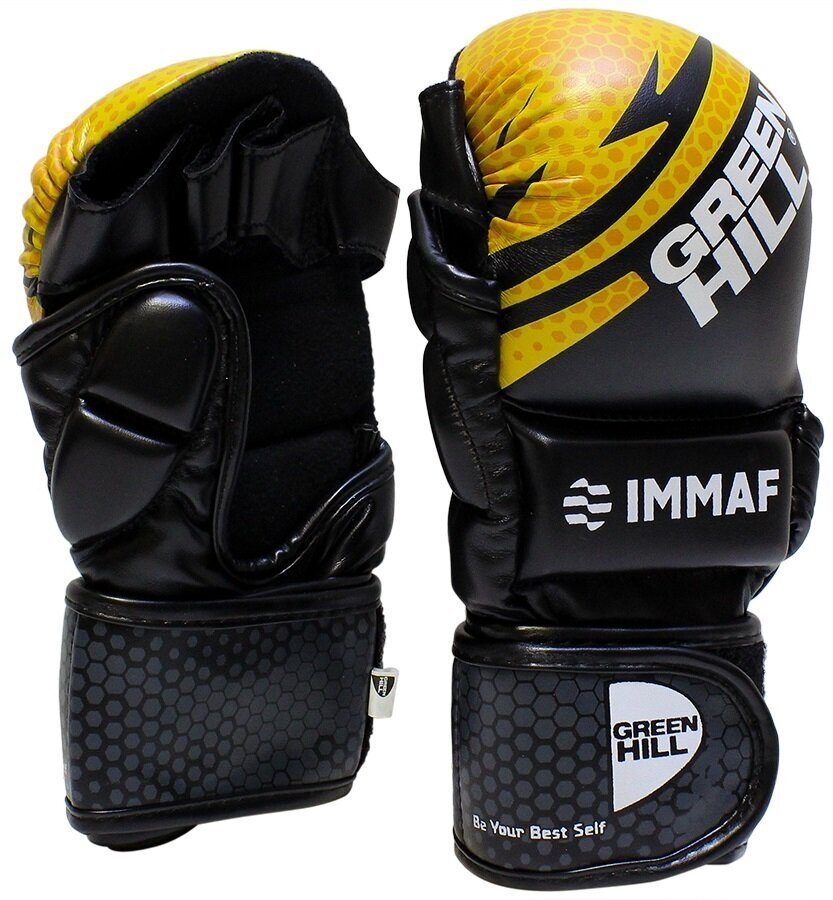 Перчатки MMA Green Hill IMMAF Жел, S