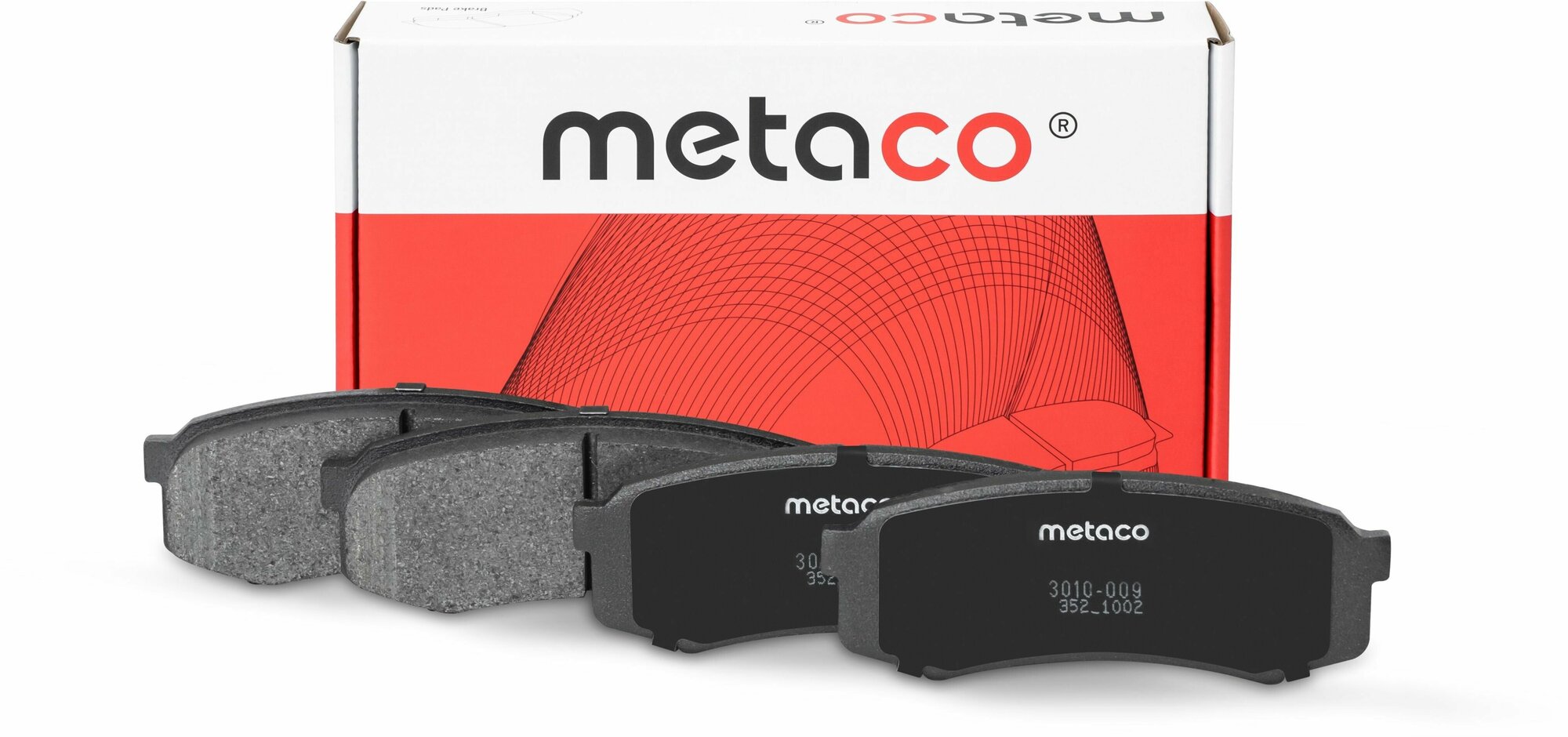 Колодки тормозные задние дисковые к-кт Metaco 3010-009