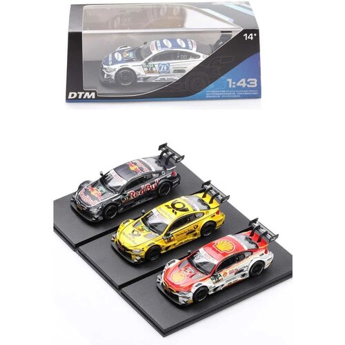 Модель машины BMW M4 DTM 1:43 в ассорт. арт.440998D-GP/71386 dtm angel eyes led for bmw m3 m4 e91 e92 e93 xenon headlight drl halo m4 style turn signal light kit accessories