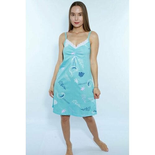 Сорочка МАХИС, размер 50-52, голубой