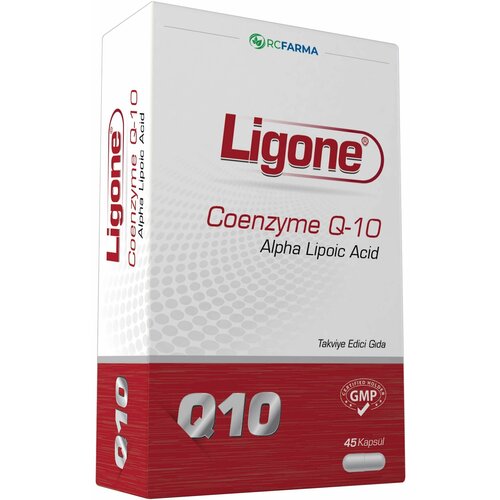 RC. Farma Ligone Coenzyme Q10 / Коэнзим Q10 с альфа-липевой кислотой, 45 капсул