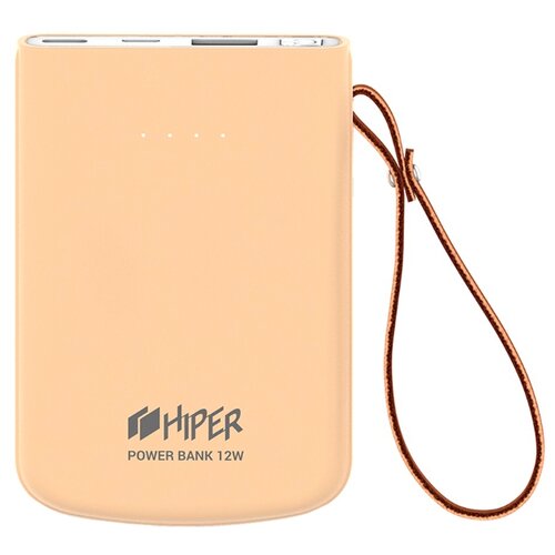 фото Аккумулятор hiper travel5k 5000 mah, peach