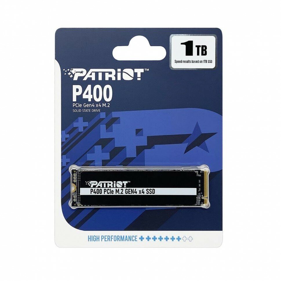 Накопитель SSD M.2 2280 Patriot Memory P400 1TB PCIe Gen4 x 4 NVMe 1.3 5000/4800MB/s IOPS 620K/550K heatshield - фото №11