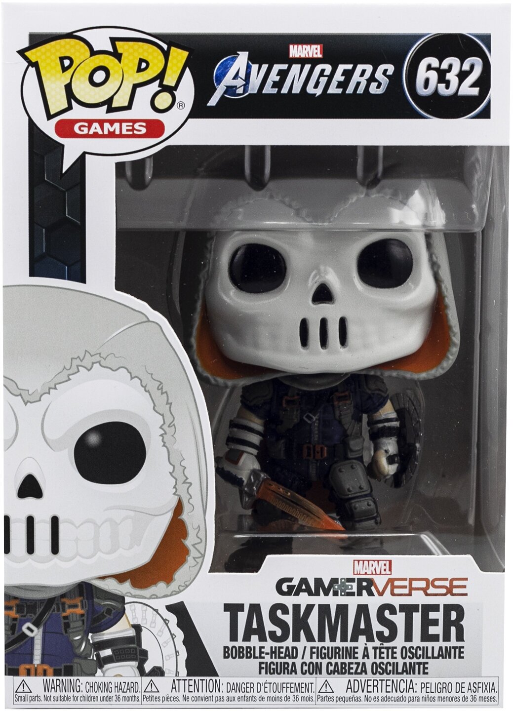 Funko 47815F Фигурка Funko POP! Bobble: Marvel: Avengers Game: Taskmaster - фото №10