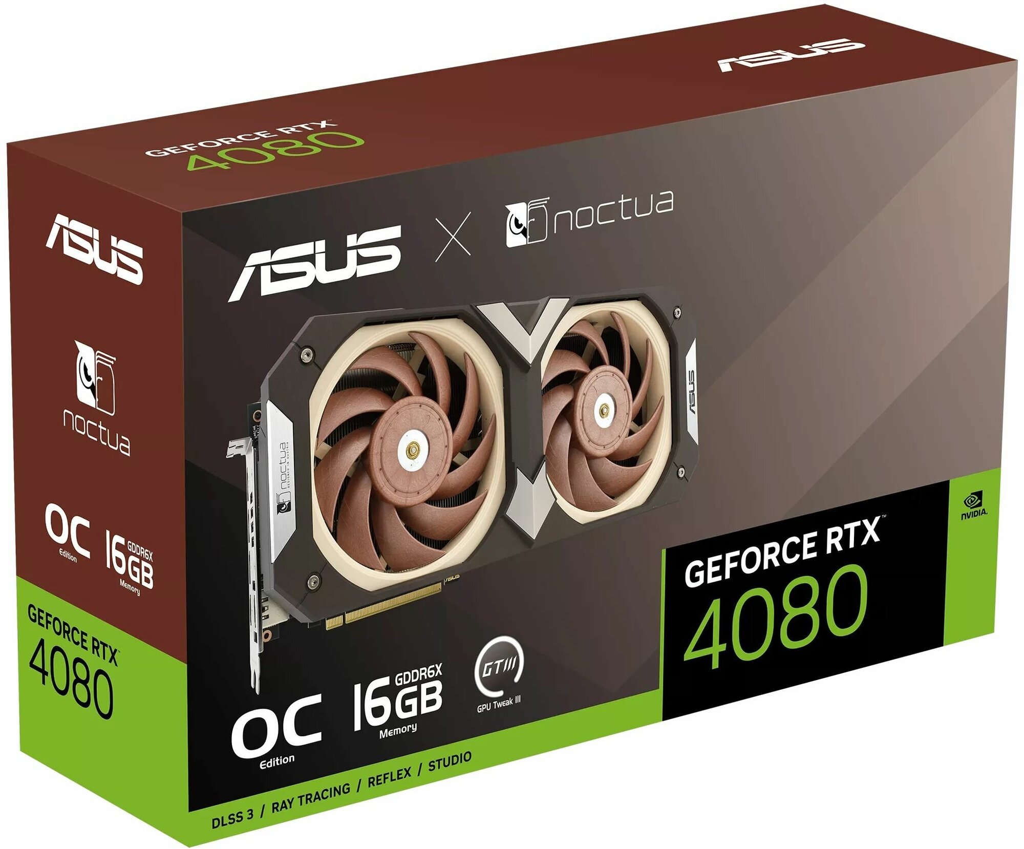 Видеокарта ASUS Noctua nVidia RTX 4080 16384 22400 256 RTL [90YV0IB2-M0NA00] - фото №8