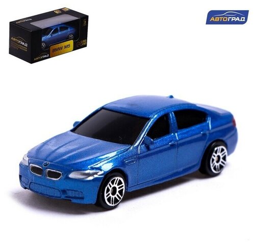 Машина металлическая BMW M5, 1:64, цвет синий