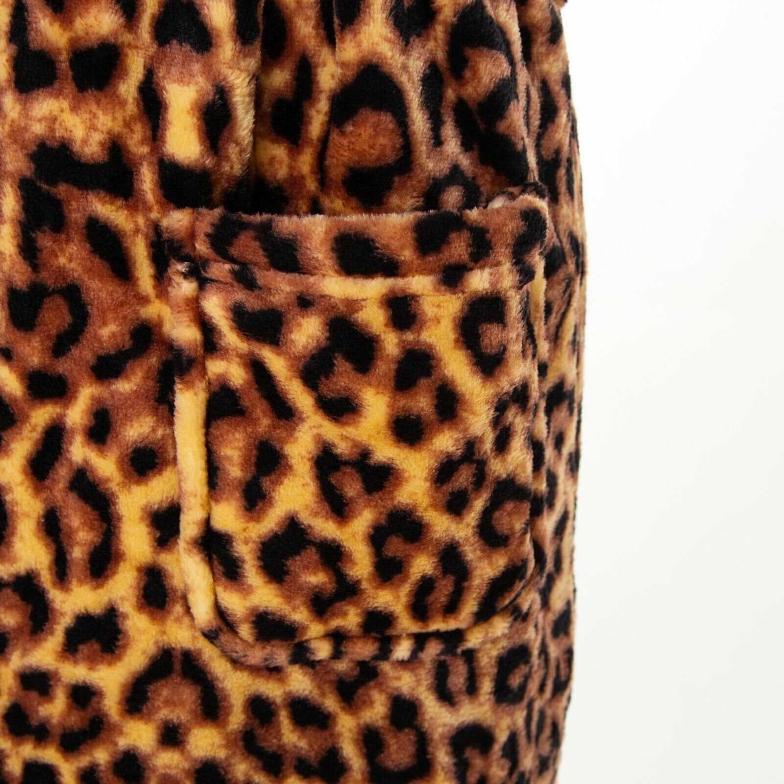 Халат LoveLife "Leopard", размер S, микрофибра, 100% п/э, 250 г/м2 - фотография № 10