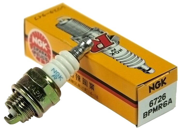 Свеча зажигания NGK BPMR6A (газонокосилка, бензопила) 6726