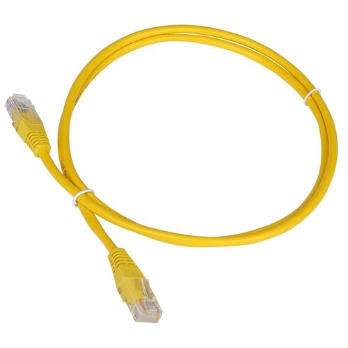 Патч-корд TWT RJ45-RJ45, 4 пары, UTP, категория 5е, 0.5 м, желтый, 45-45-0.5-YL 16102406 кабель патч корд u utp 5e кат 1м twt twt 45 45 1 0 yl rj45 rj45 4 пары желтый