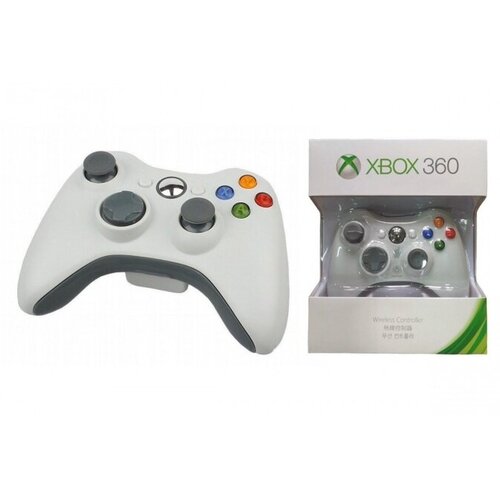 Геймпад для X-BOX 360 белый джойстик беспроводной для X-BOX 360 254000₽