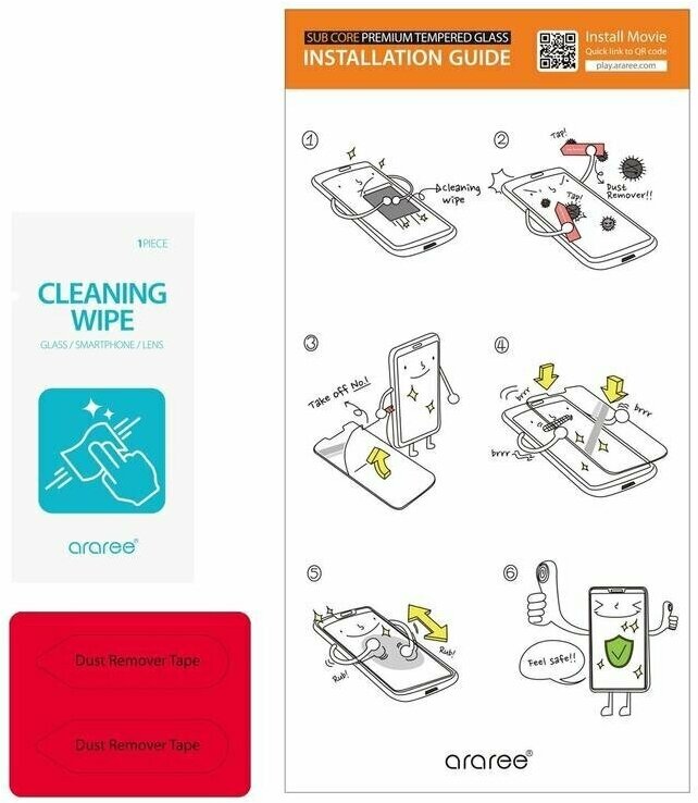 Защитное стекло для экрана SAMSUNG araree by KDLAB для Samsung Galaxy A21s, прозрачная, 1 шт [gp-tta217kdatr] - фото №10