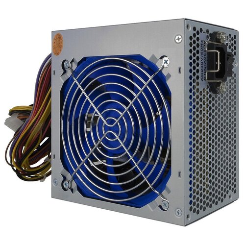 Блок питания CROWN MICRO CM-PS500 Office 500W серый блок питания cbr psu atx400 12ec 400вт 20 4pin ide 2 sata 12 cm fan