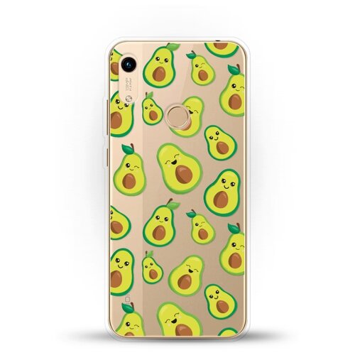 фото Силиконовый чехол много авокадо на honor 8a andy & paul