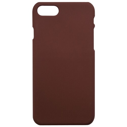 Чехол для iPhone 7/8/SE 2020 пластиковый прорезиненный коричневый