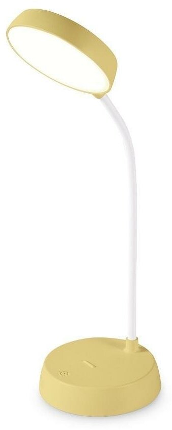 Светодиодная настольная лампа Ambrella light Desk DE611 цвет Желтый/Белый материал Пластик/Пластик