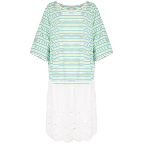 фото Платье e.d., лен, повседневное, размер 2, мультиколор