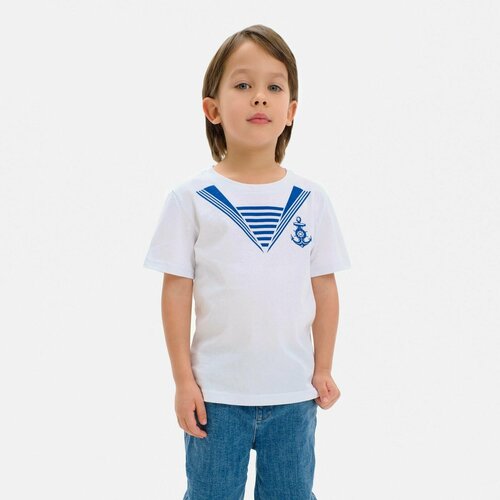 фото Футболка kaftan, размер 32, белый, мультиколор