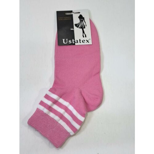 Носки Юстатекс, размер 23/25, розовый носки женские юстатекс демисезонные 2с1 размер 23 25 персиковый