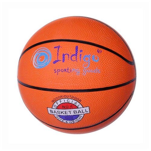 Баскетбольный мяч Indigo 7300-6-TBR, р. 6 оранжевый