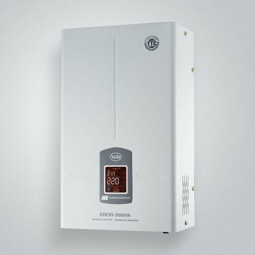 Стабилизатор напряжения VOTO COC95-3000VA стабилизатор напряжения powercom voltage regulator 3000va black schuko