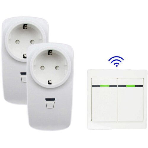 Розетки с дистанционным управлением, дальность 20м (00188)