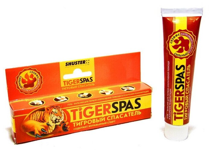 Гель-бальзам СПЕЦМАЗЬ Тигровый спасатель TIGERSPAS, 55 г, 44 мл