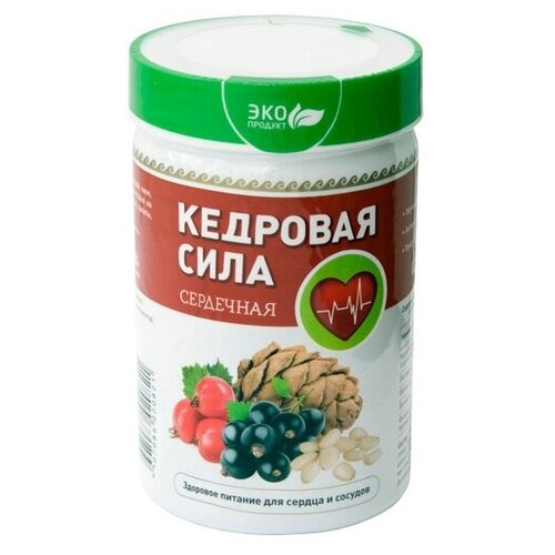 Продукт белково-витаминный "Кедровая сила - Сердечная", 237 гр. (Дэльфа, Новосибирск)