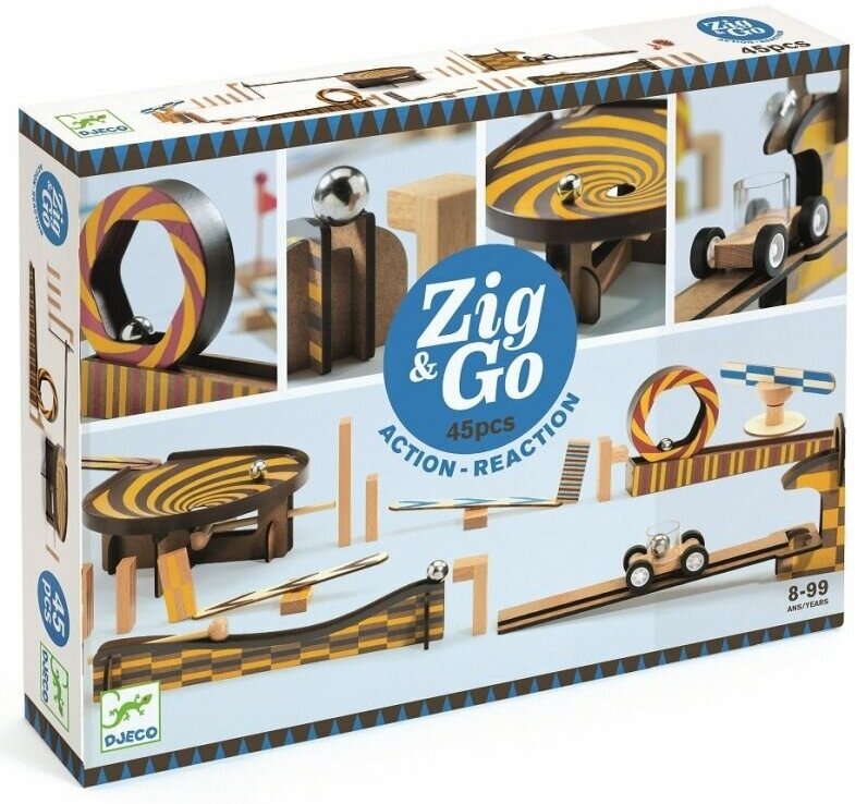 Конструктор Zig & Go ЗигнГоу 45 деталей, DJECO