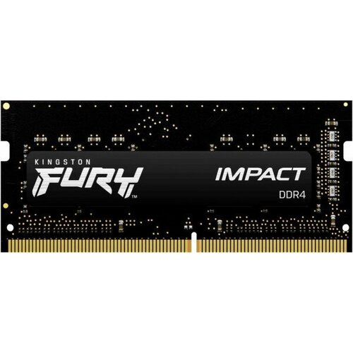 Оперативная память Kingston 16GB 2666MHz DDR4 CL15 SODIMM 1Gx8 FURY Impact KF426S15IB116 597000₽