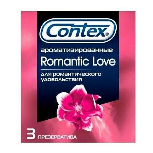 Презервативы с ароматом CONTEX Romantic - 3 шт.