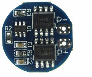 Модуль защиты Li-Ion аккумуляторов BMS на 2 банки тип 3