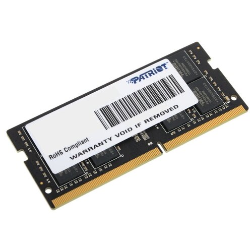 Оперативная память Patriot Memory SL 32 ГБ SODIMM CL19 PSD432G26662S оперативная память patriot signature psd432g26662s ddr4 32гб 2666мгц