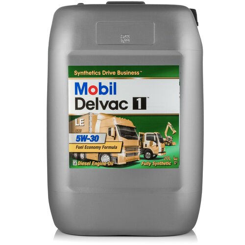 фото Синтетическое моторное масло mobil delvac 1 le 5w-30, 20 л