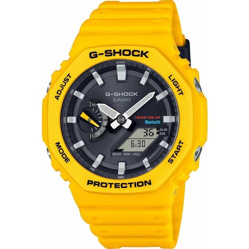 фото Наручные часы casio наручные часы casio g-shock ga-b2100, желтый
