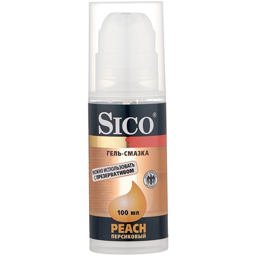 Гель-смазка  Sico Peach, 100 мл, персик