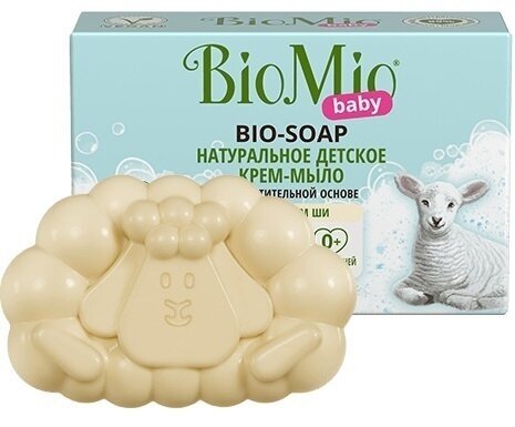 BioMio Натуральное детское крем-мыло с маслом ши, 90 г (BioMio, ) - фото №5
