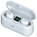 Bluetooth наушники вкладыши с микрофоном GAL TW-2400, TWS, V5, беспроводная мобильная гарнитура, белые - изображение