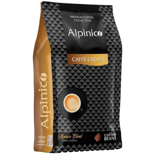 Кофе Alpinico Caffe Crema 100% арабика в зернах 1кг