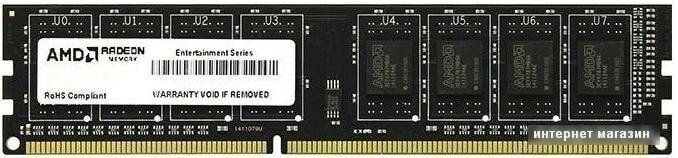 Модуль памяти DDR3 8GB AMD 1600MHz, PC3-12800, CL11, 1.35V, Non-ECC, RTL - фото №20