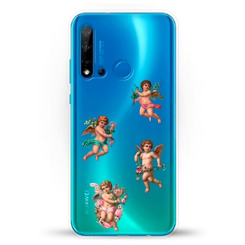 фото Силиконовый чехол ангелочки на huawei nova 5i andy & paul
