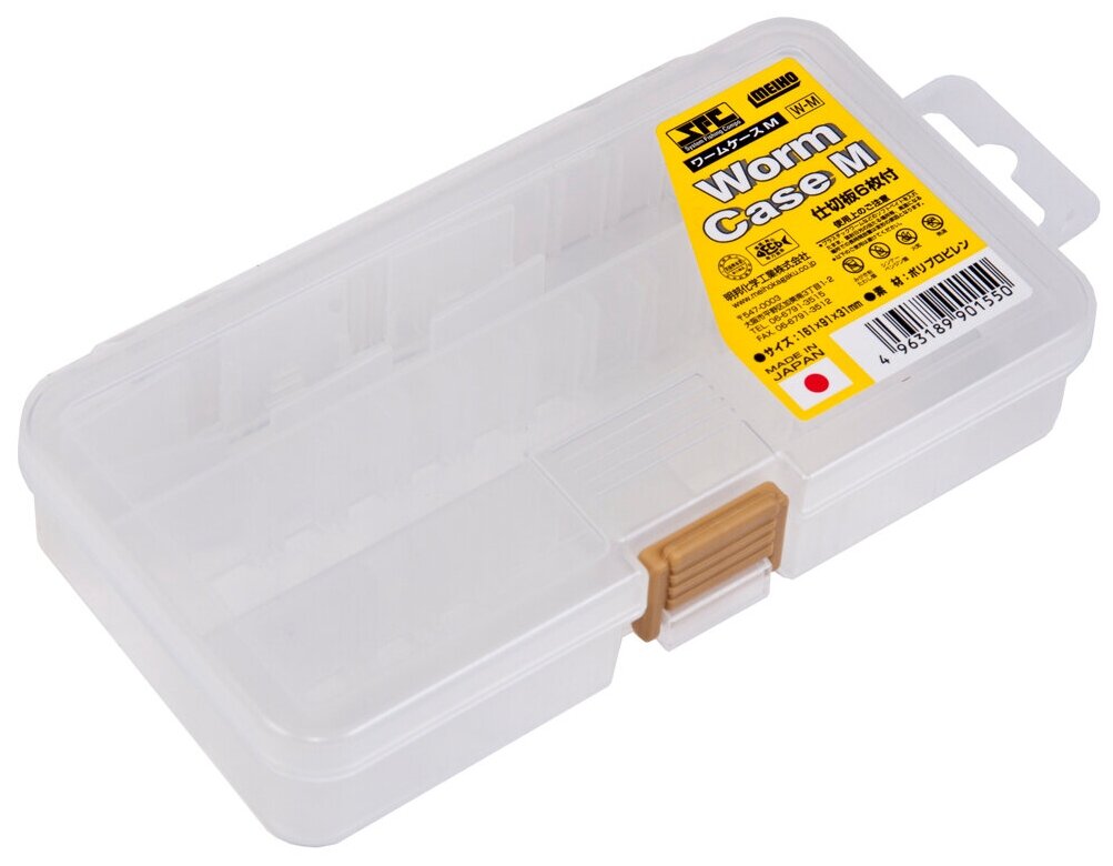 Коробка для приманок и аксессуаров Meiho SFC WORM CASE M 161x91x31