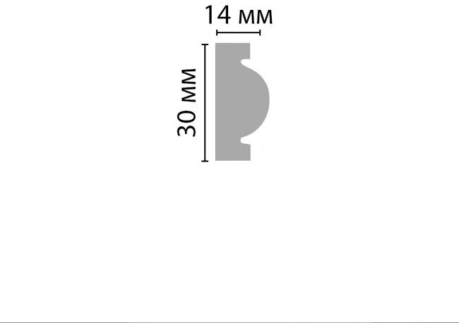 Молдинг Decomaster D1157, 1шт (длина 2м)