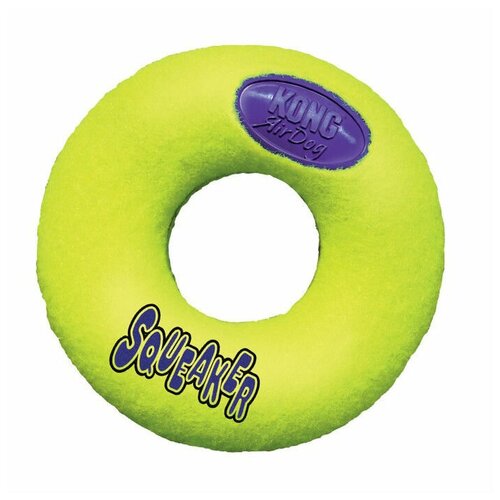 фото Игрушка для собак kong airdog squeaker кольцо среднее 12 см