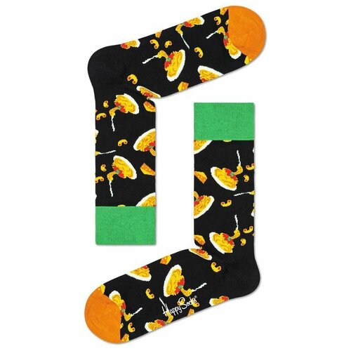 Носки унисекс Mac & Cheese Sock со спагетти, черный, 25