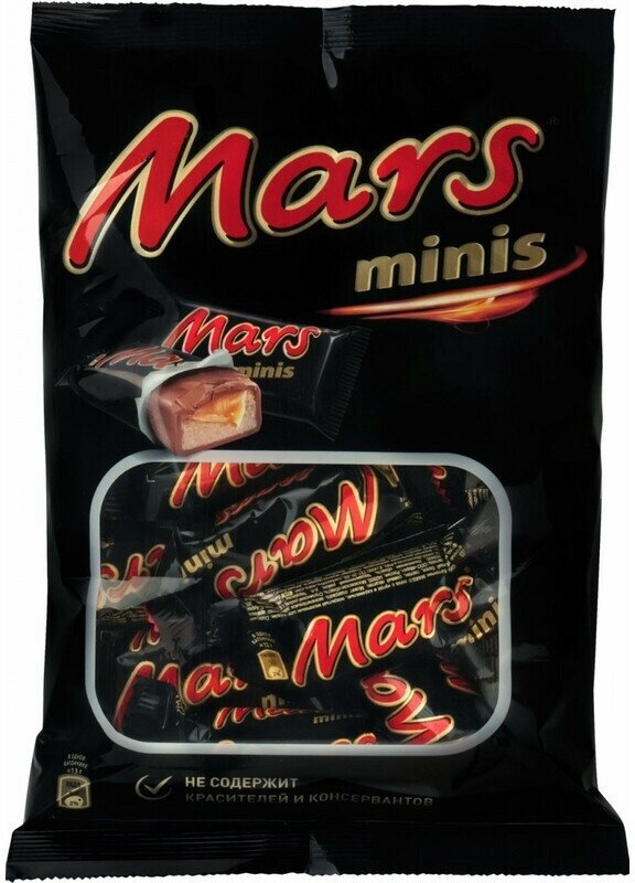 Mars Шоколадный батончик мин, 182 г
