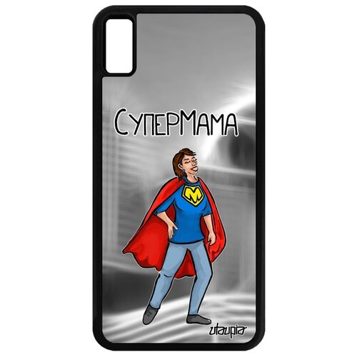 фото Чехол для мобильного apple iphone xs max, "супермама" юмор герой utaupia