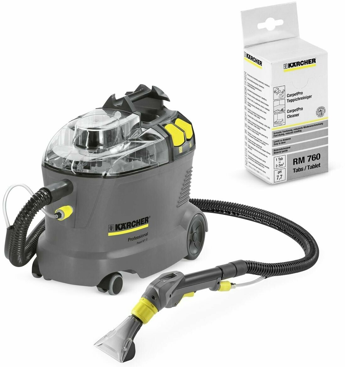 Средство Karcher чистящее для ковров RM 760 Tabs (16 табл) - фотография № 3