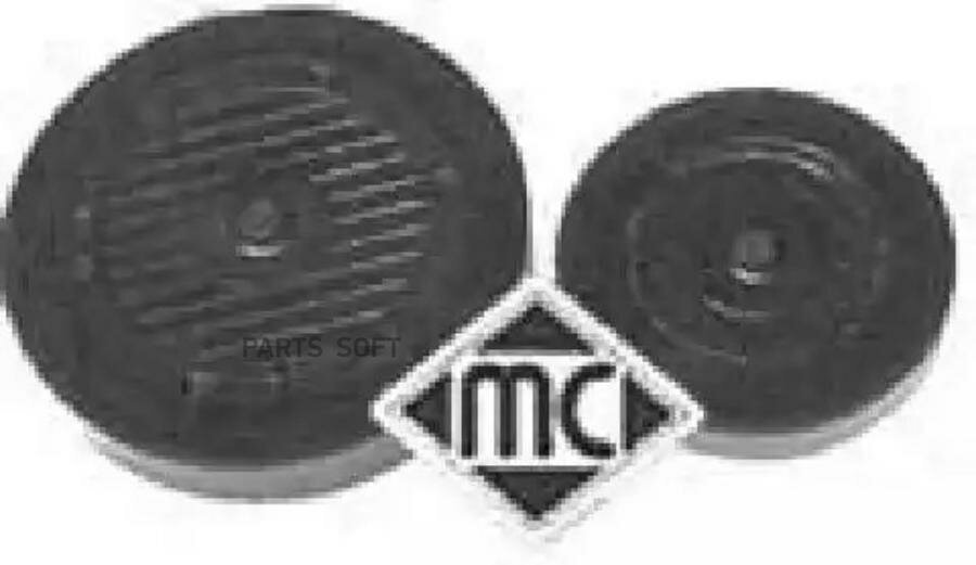 METALCAUCHO 04641 К-КТ заглушки ОСИ коромысла резино-металл REN CLIO/ESPACE/LAGUNA/MEGANE/DAC LOGAN 1.4-2.0 (F4P/R/K4M
