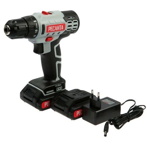 Ресанта Дрель-шуруповерт Ресанта ДА-2А-45-144 промо 144 В 2х2 Ач Li-ion 45 Нм кейс 905900₽